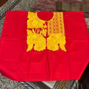 Mexican gorgeous blouse!!! One size fits all 👌🤗😍😀